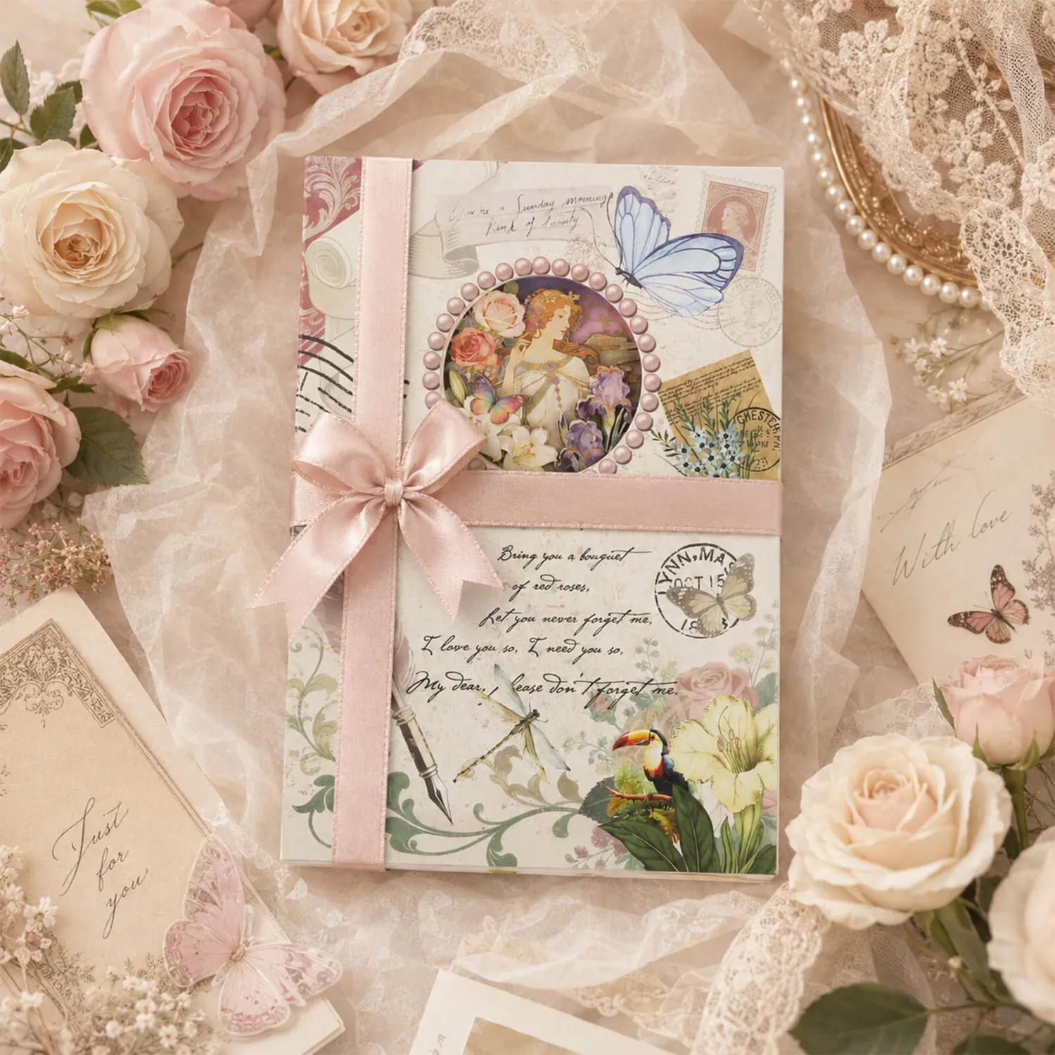 Ieebee Nature's Notes Journal 3D vintage 60 Seiten