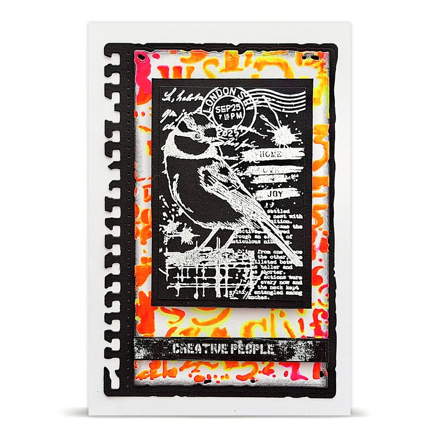 AALL and Create TP-1351 Hearted Tit Stempel A7 Vogel