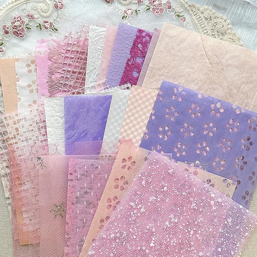 Ieebee Morandi Series Scrapbookpapier 30-tlg Lila