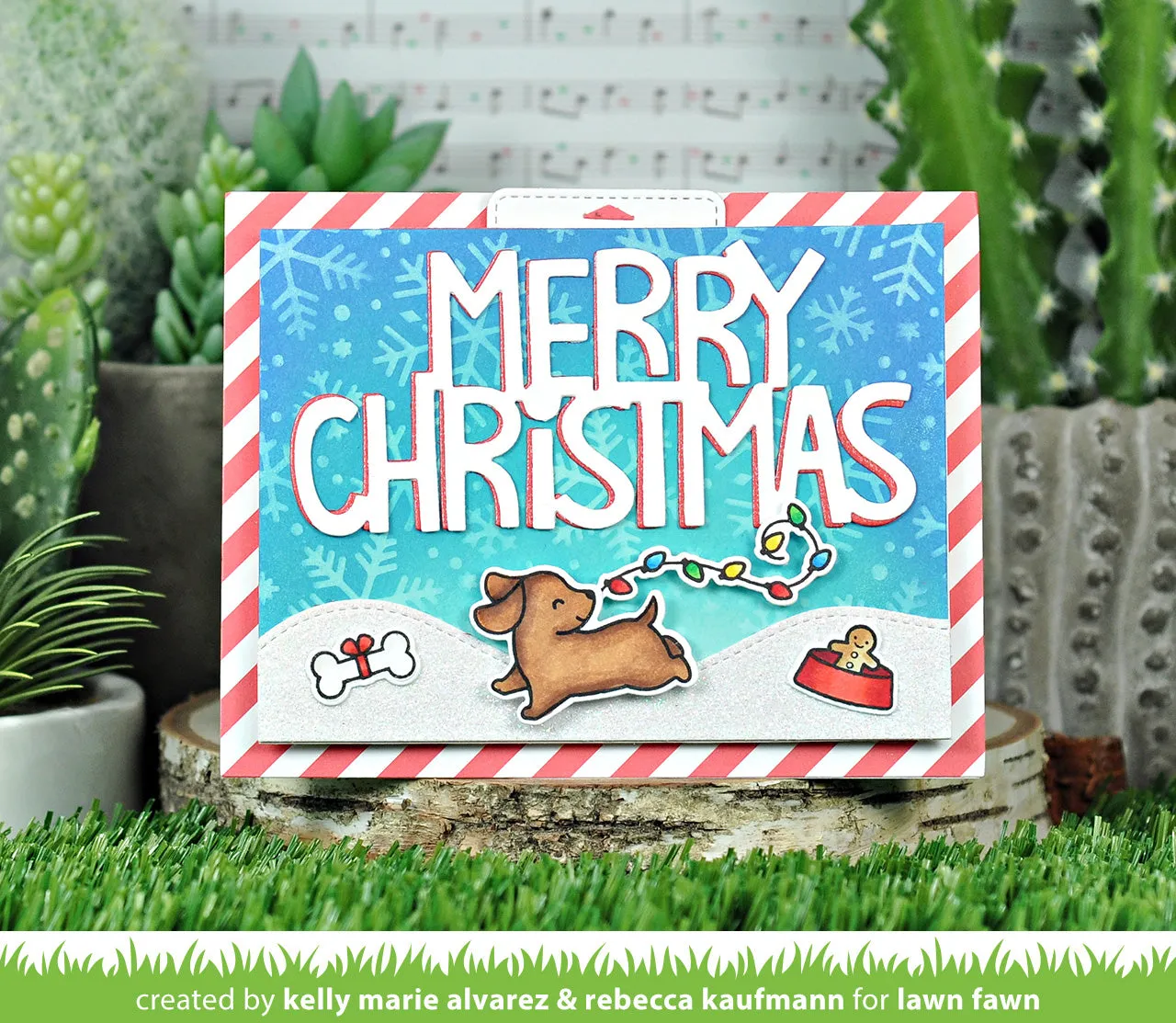 Lawn Fawn Furry and Bright Clear Stamps Hunde