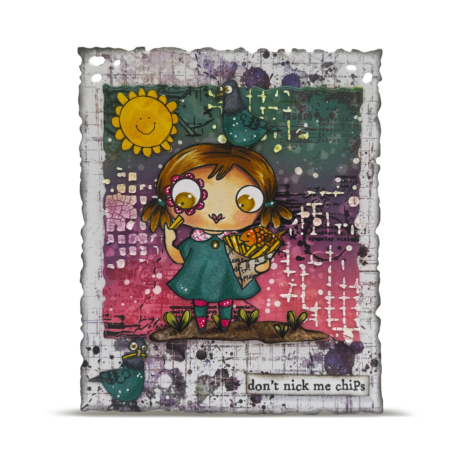 AALL and Create TP-1325 Fish n Chips Stempelset A7
