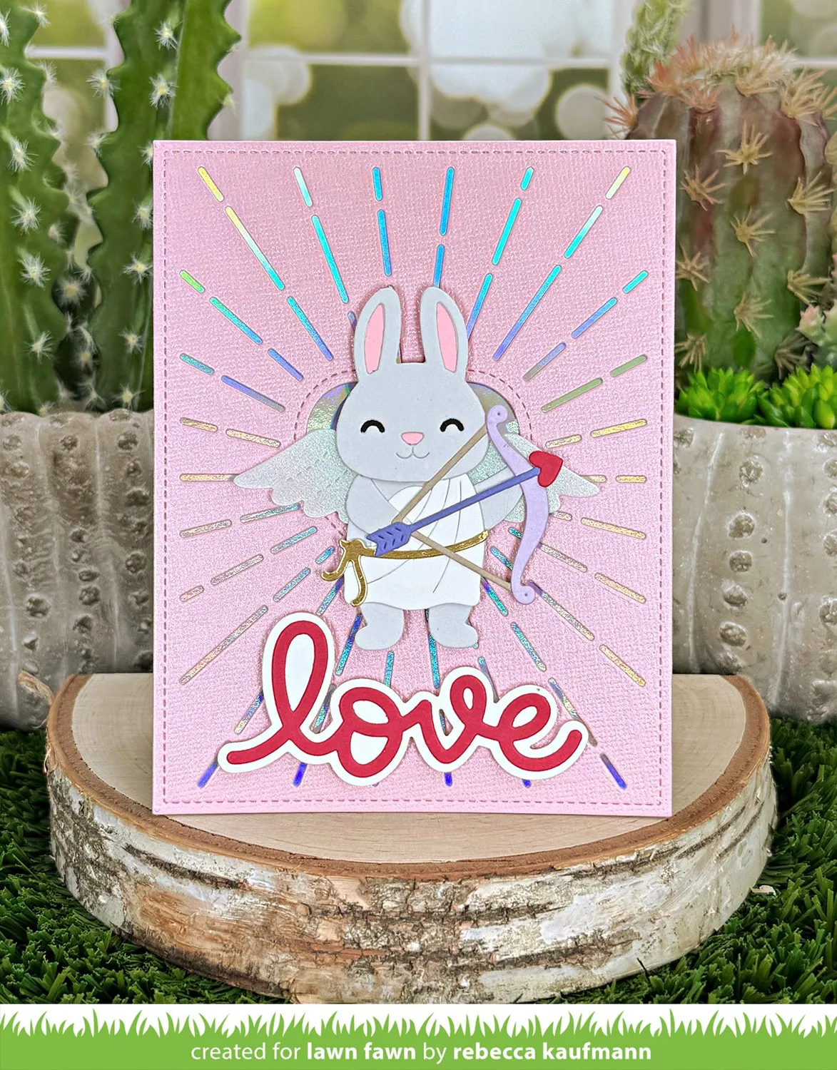 Lawn Fawn Build-A-Critter Valentine Accessories Stanzen Cupid