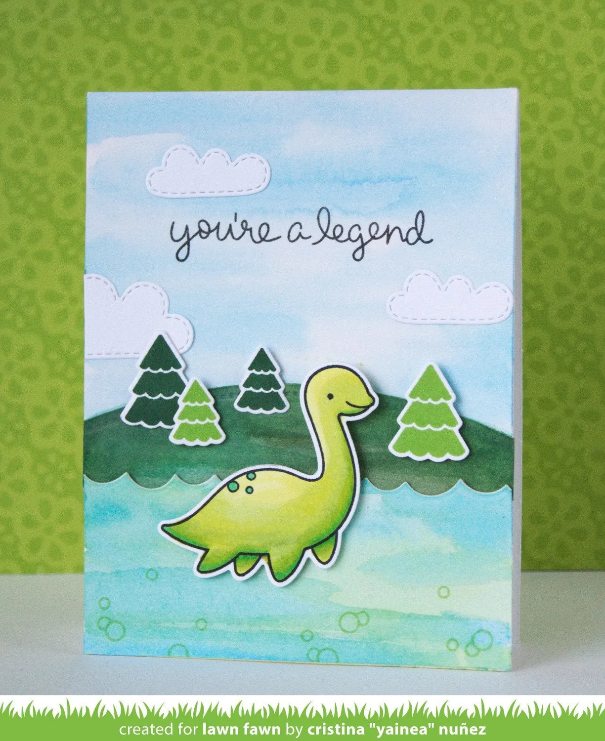 Lawn Fawn Lovable Legends LF1038 Stempelset Monster