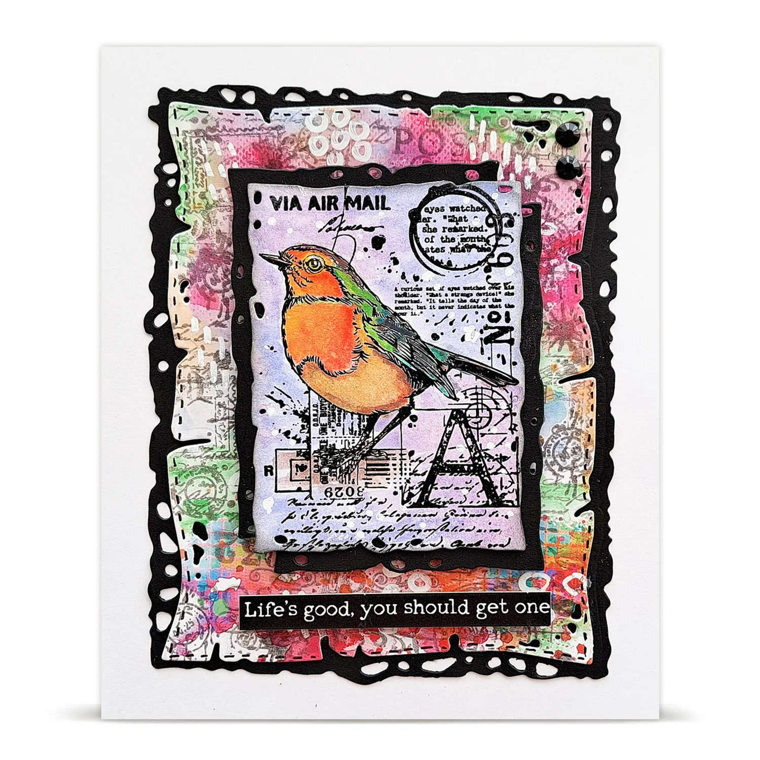AALL and Create Autour de Mwa Hearted Nature Stempelset 10-teilig Vögel