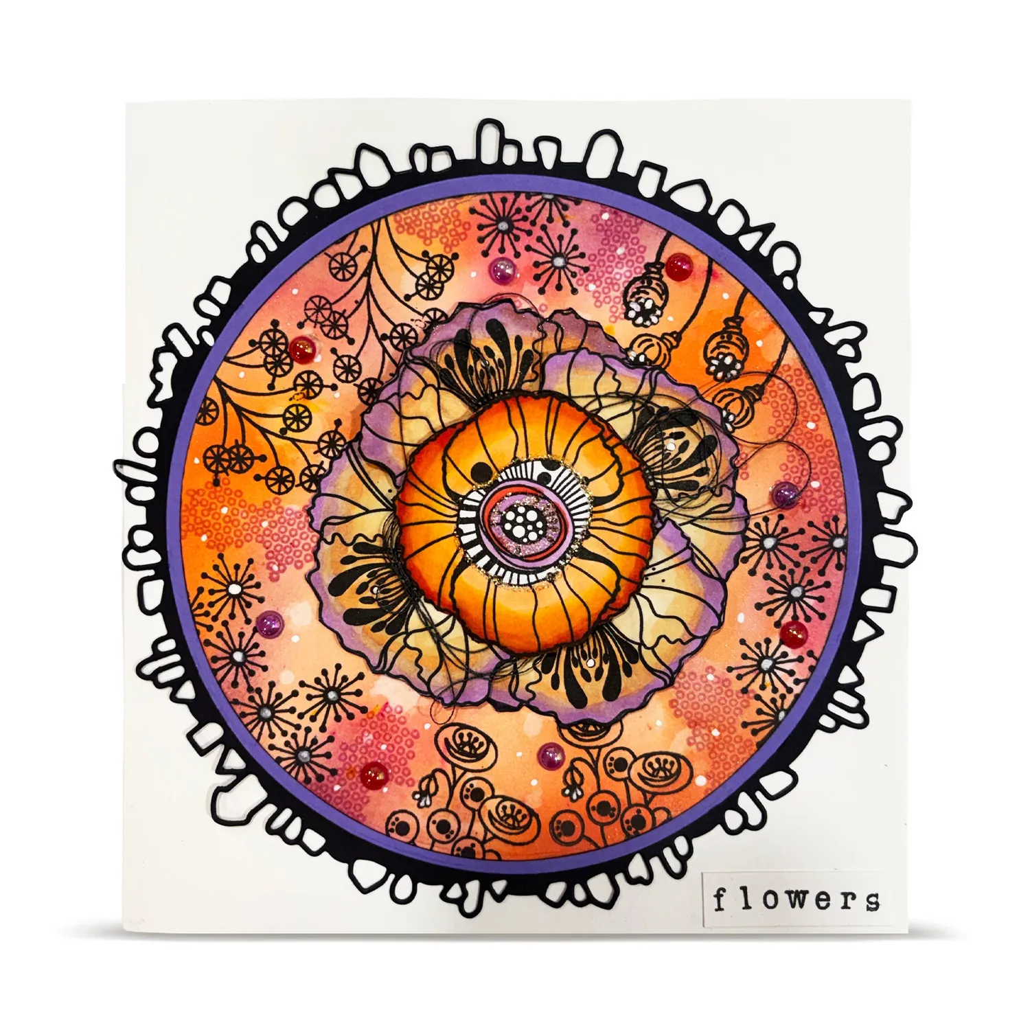 AALL and Create TP-1478 A6 Stempel Graphic Coquelicots 9-teilig