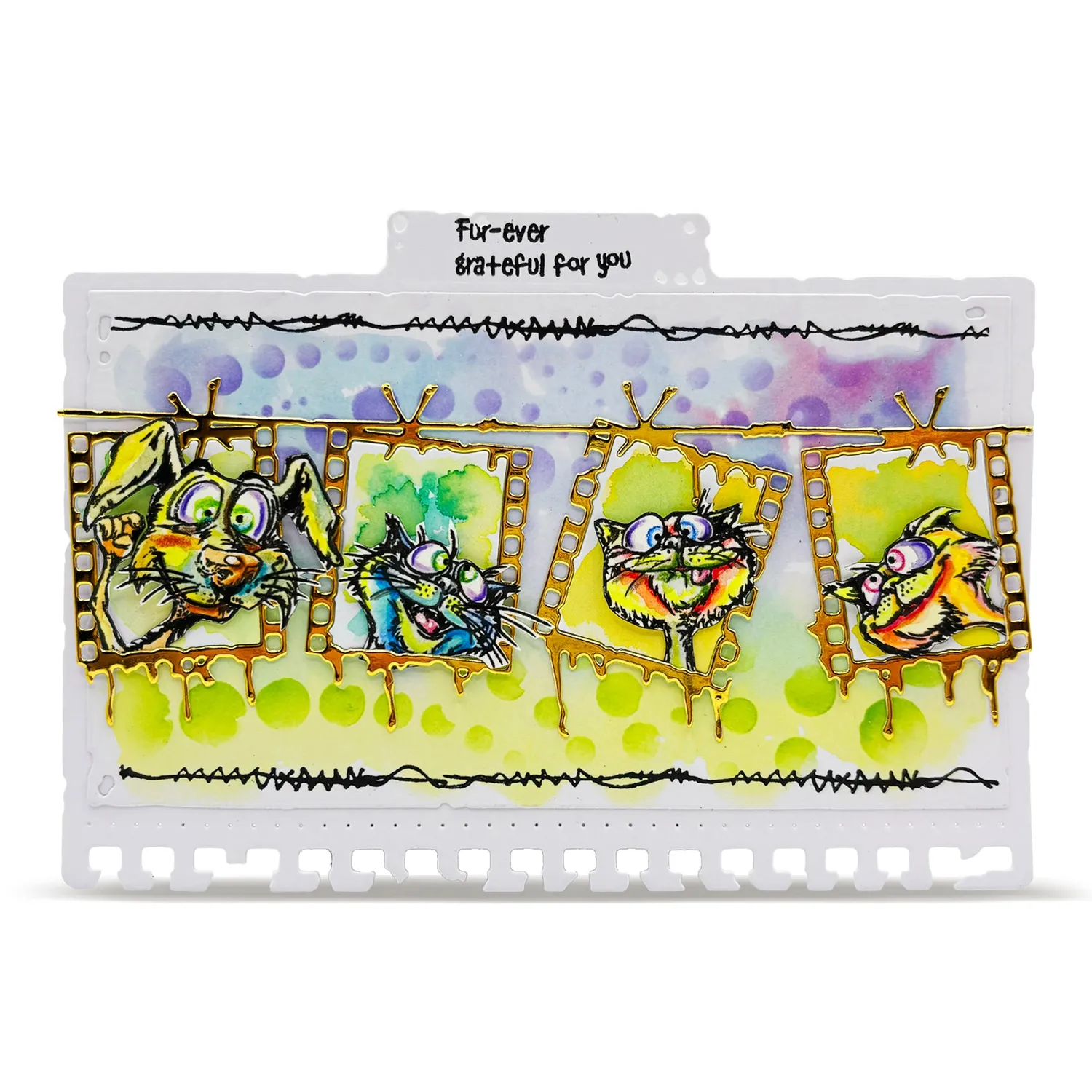 AALL and Create DI-119 Film Tangle Stanzschablonen-Set Filmstreifen