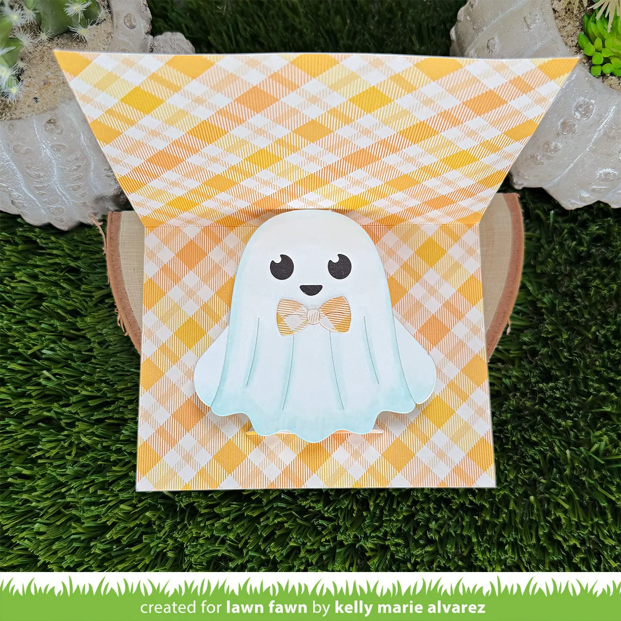 Lawn Fawn Big Hugs Ghost Stanze 4teilig Halloween