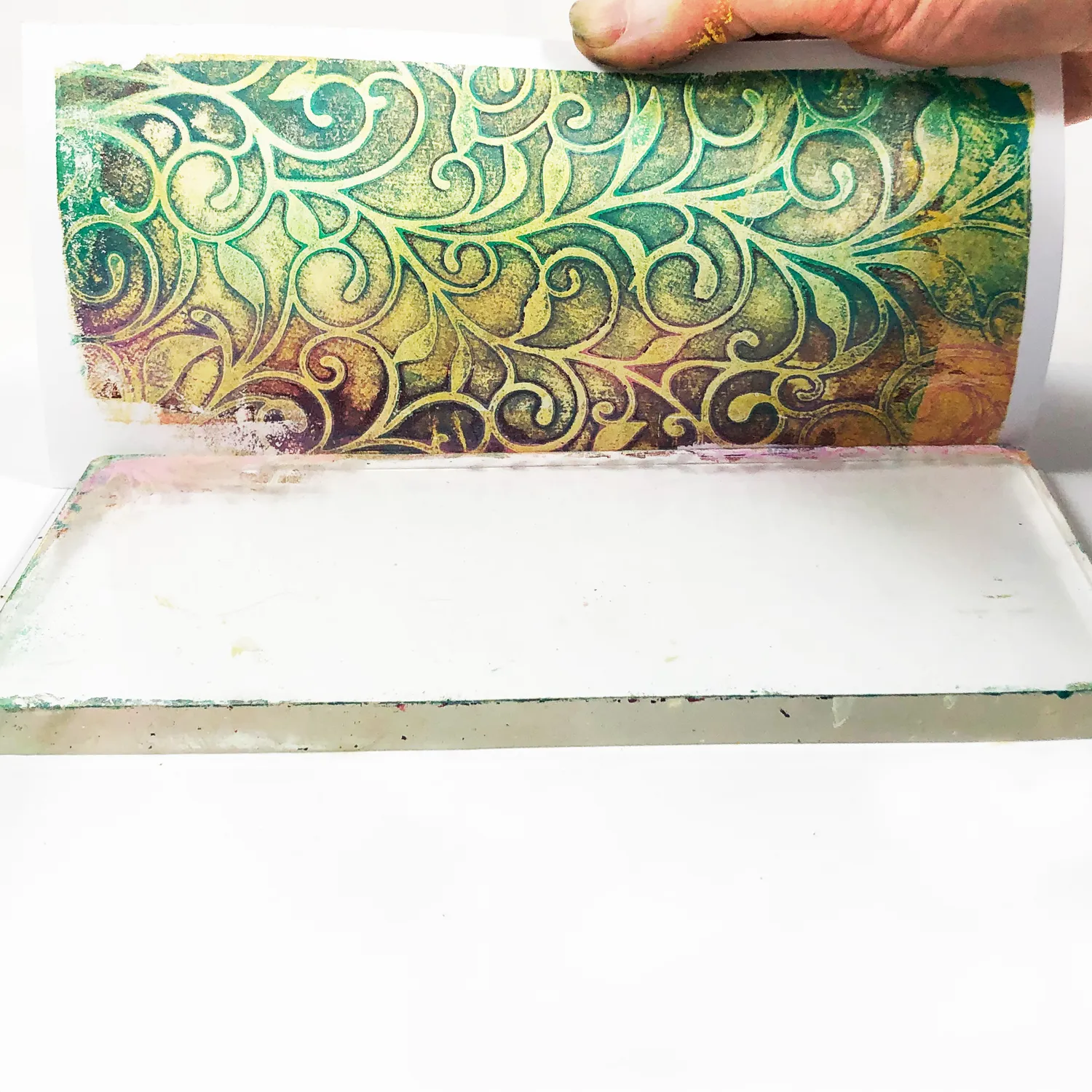 Lavinia Stamps Gel Press Boblong Gelplatte länglich
