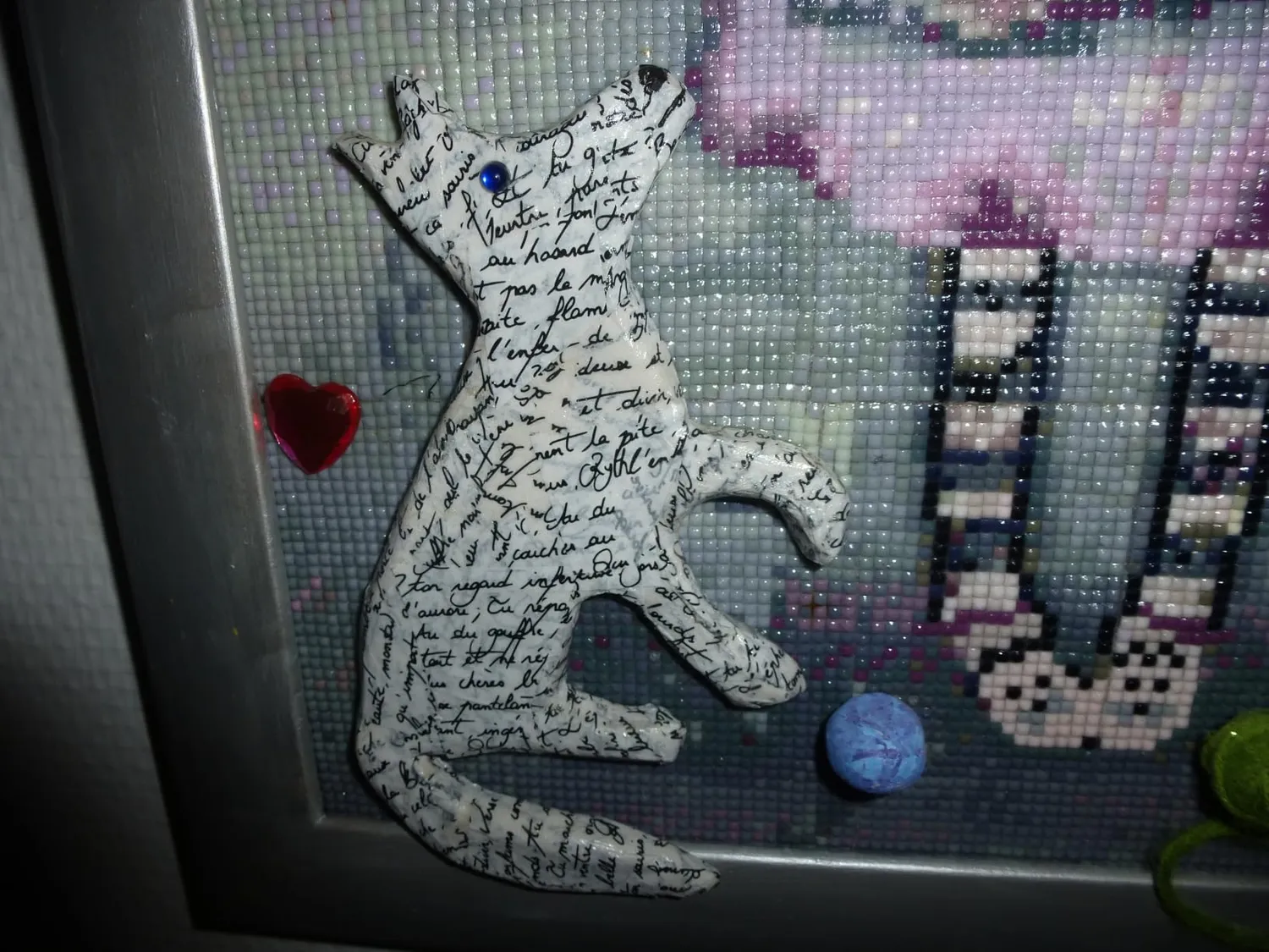 décopatch Papier C771O 3 Bögen Handschrift Gedicht