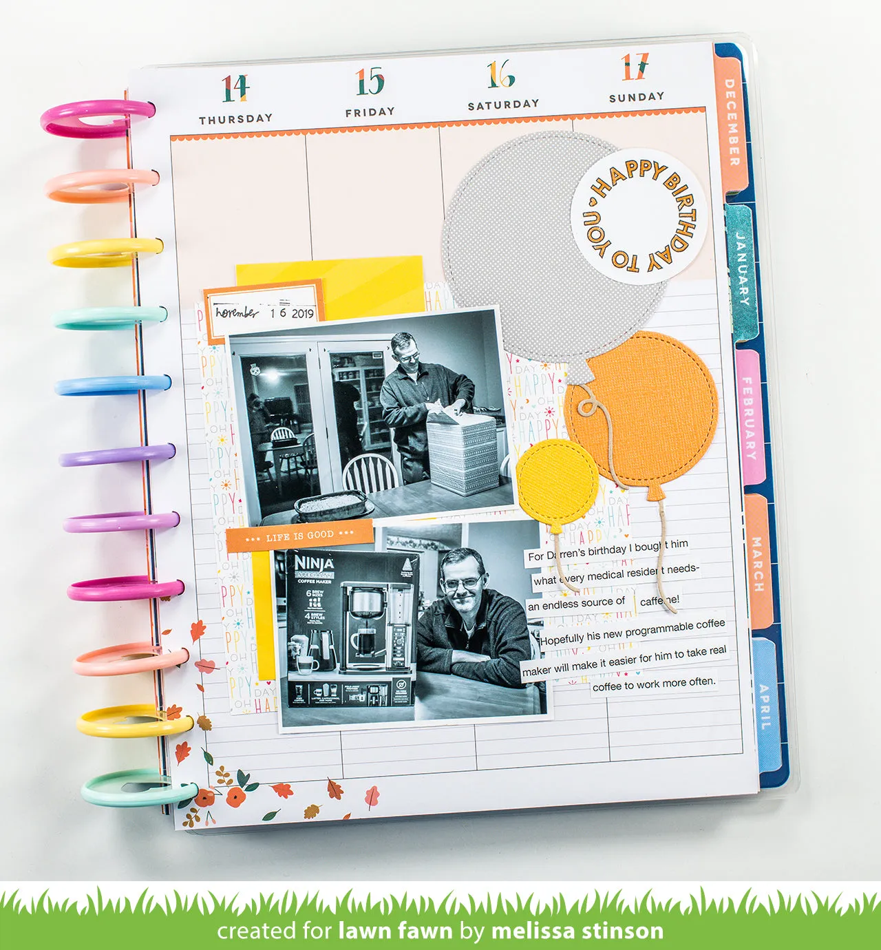 Lawn Fawn Offset Sayings Birthday Clear Stamps