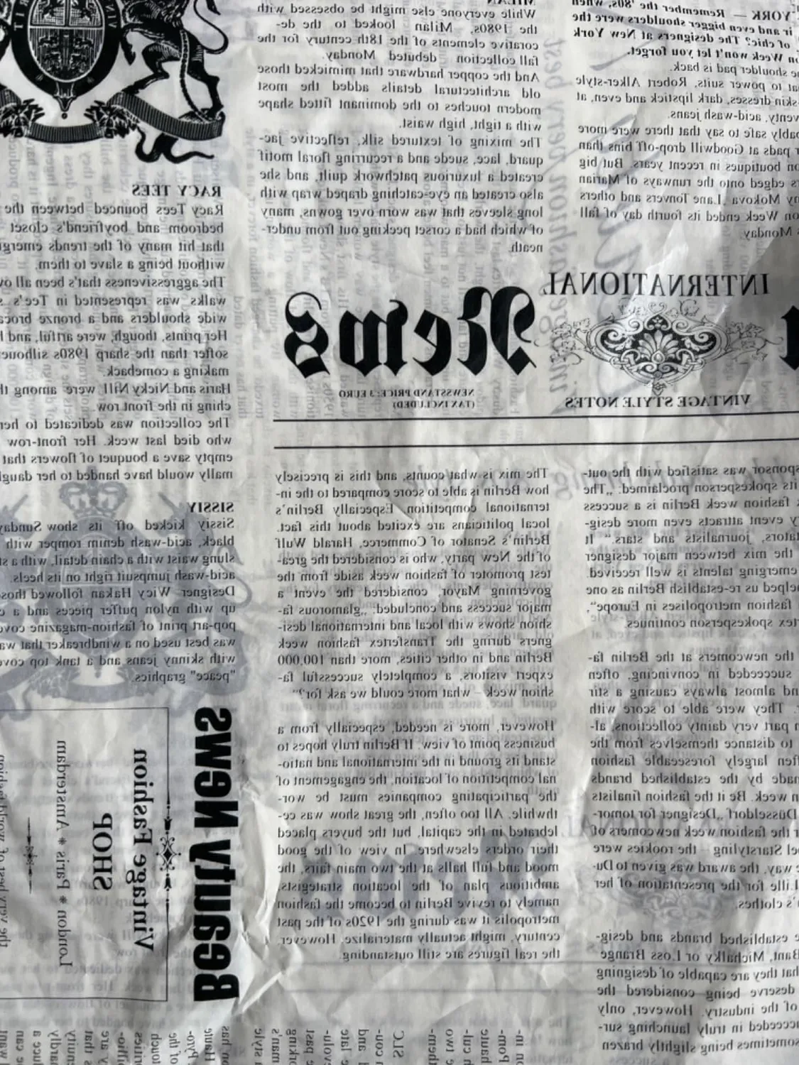 décopatch Papier C771O 3 Bögen Handschrift Gedicht