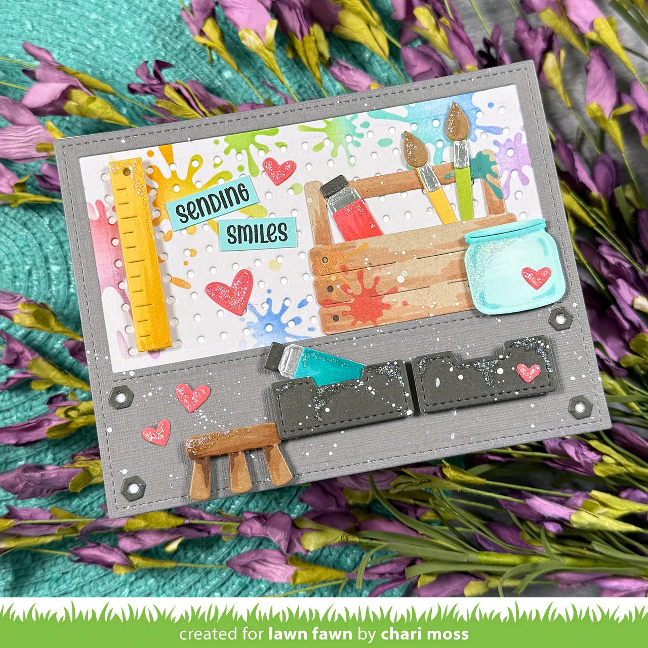 Lawn Fawn Workshop Backdrop Landscape Stanzen Werkstatt