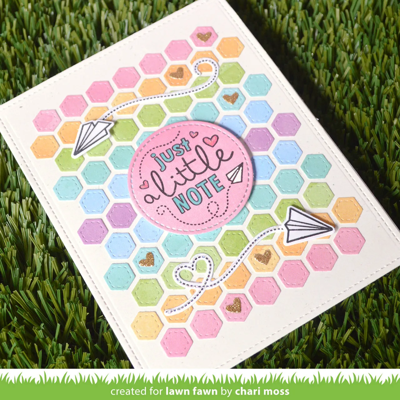 Lawn Fawn More Magic Messages Stempelset Script