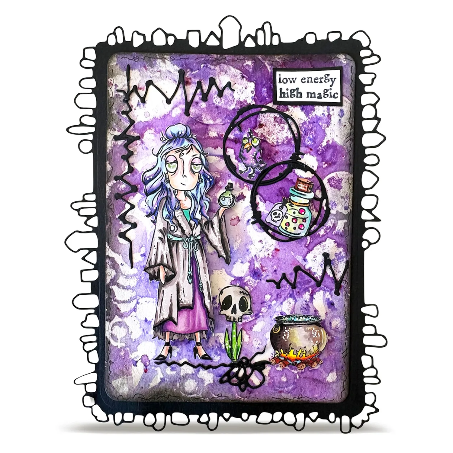 AALL and Create TP-1428 Mystic Dee Stempelset A7 klar