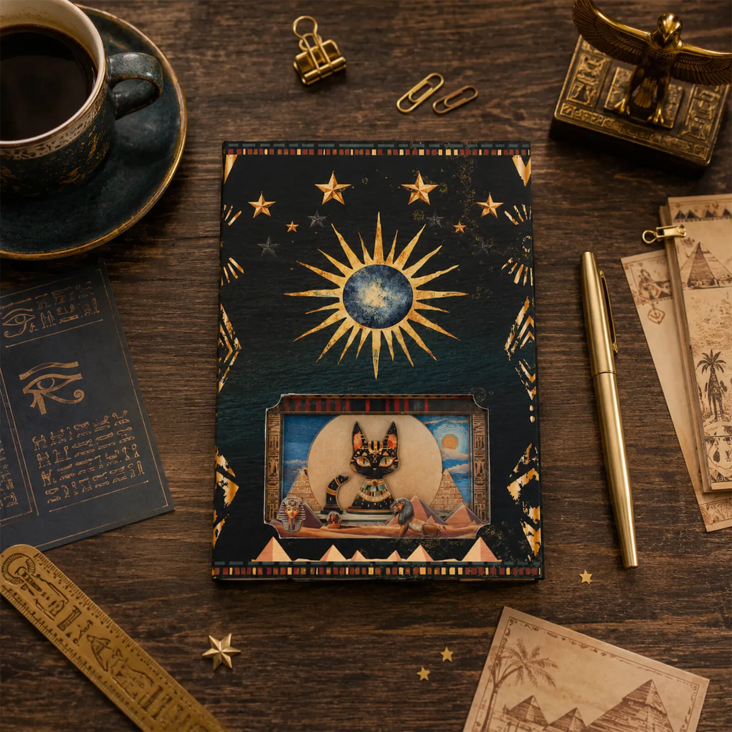 Ieebee Desert Oath 3D Journal 60 Seiten Ägypten Bastet