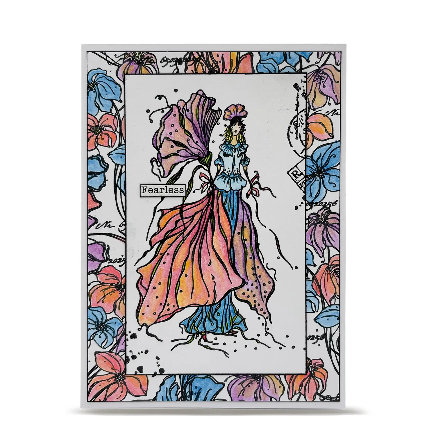 AALL and Create TP-1403 The Whispering Dress Stempelset A6