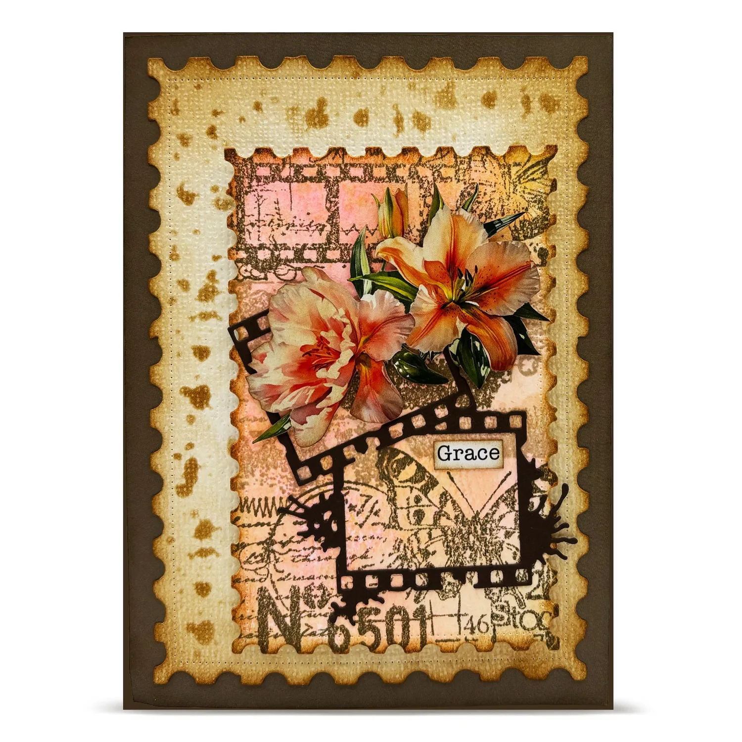AALL and Create TP-1336 Torn Prints Stempel A6 Clear
