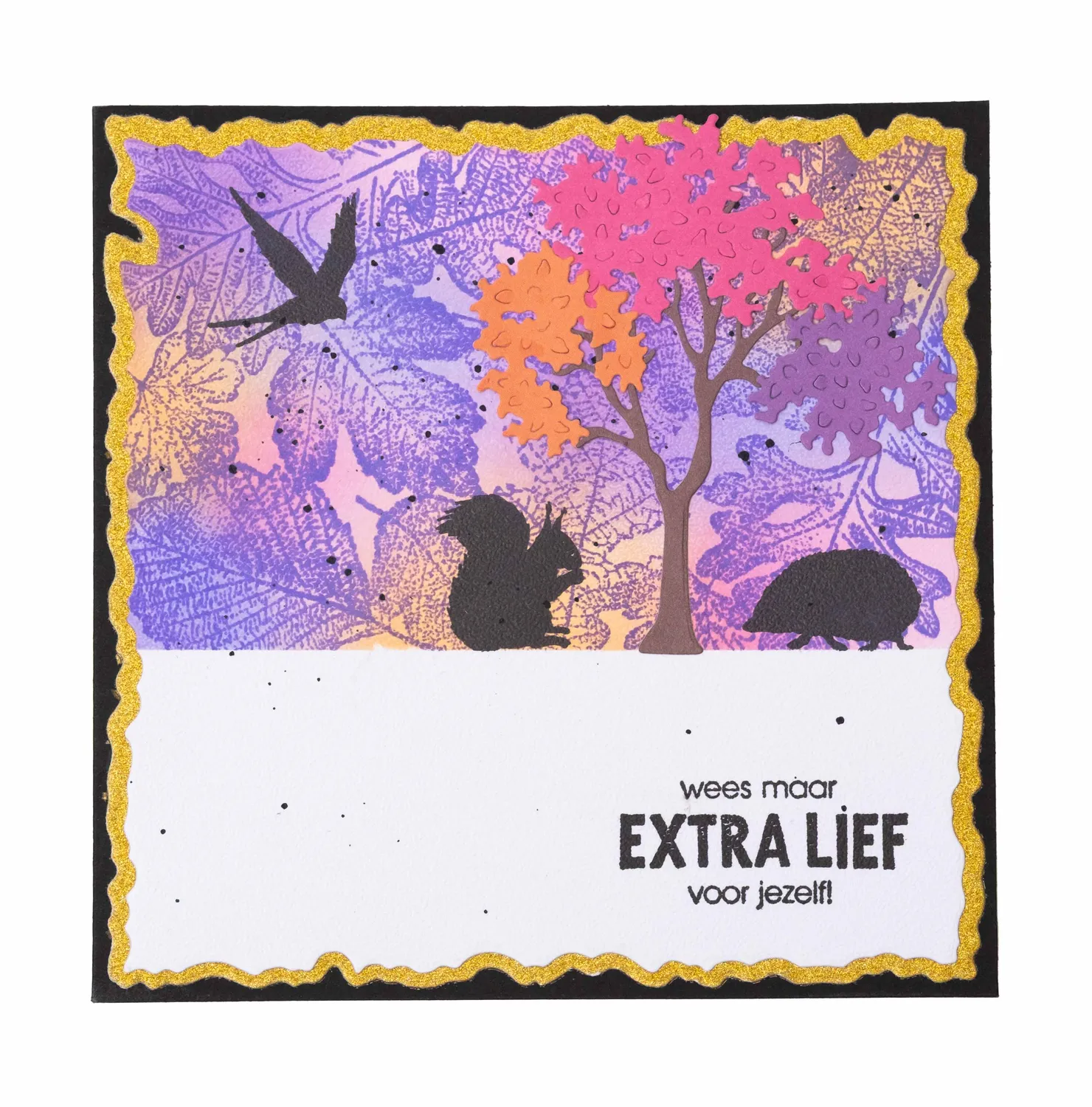StudioLight Essentials Leaf Background Clear Stempel 93x136 mm