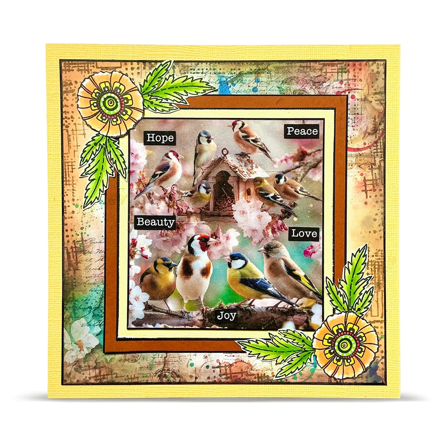 AALL and Create MT-154 Washi Tape 25mm Bird Feast Layer-It-Up