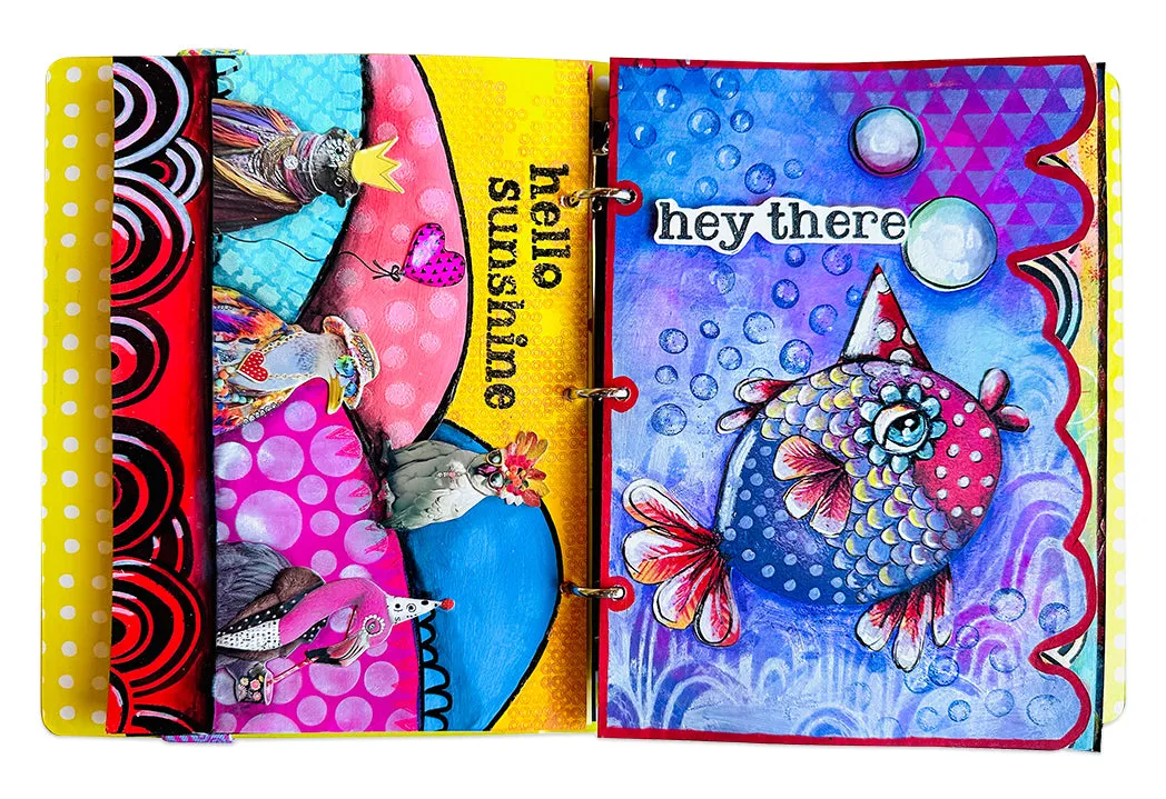 Art by Marlene 2025 Grazy Birds Paper Elements 32 Teile