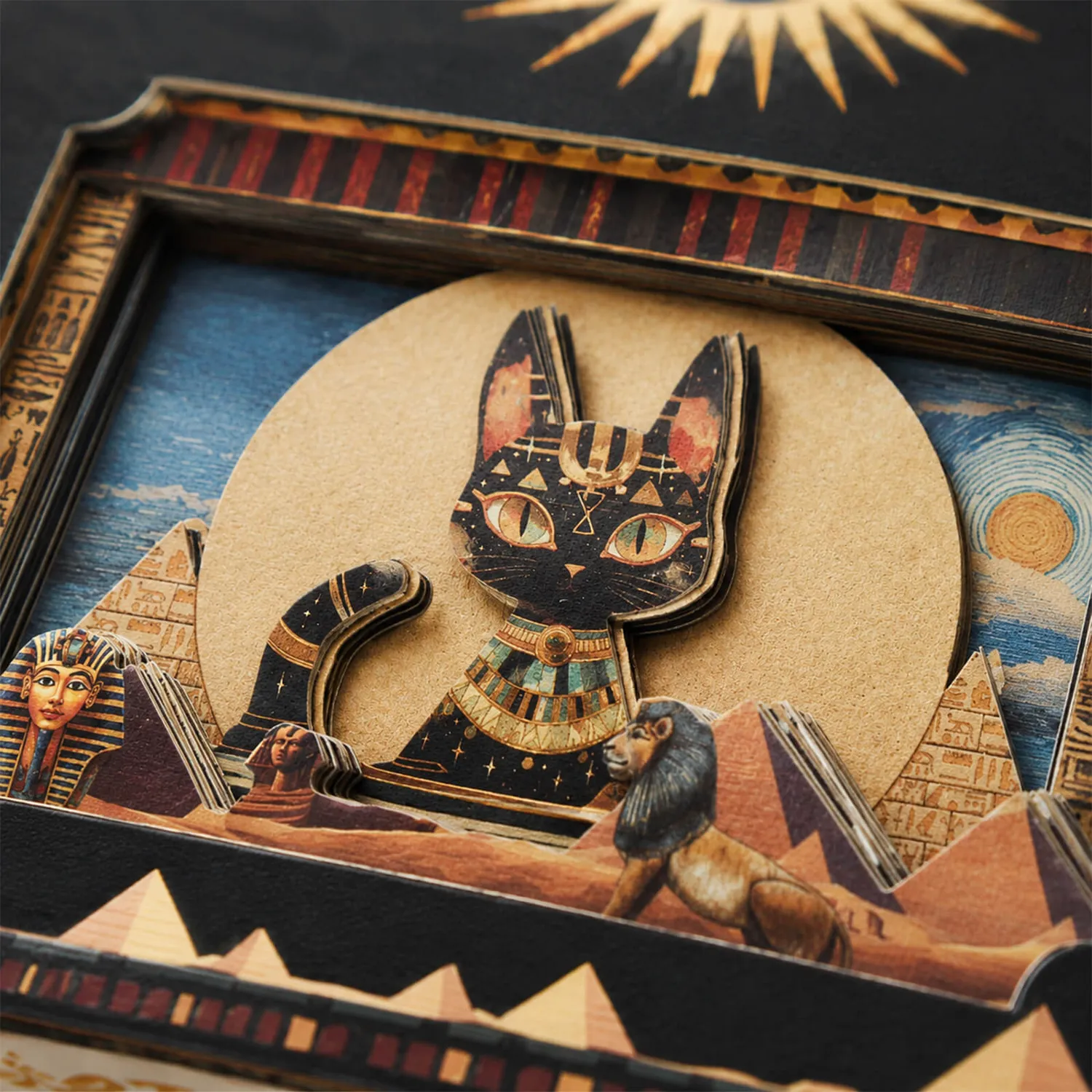 Ieebee Desert Oath 3D Journal 60 Seiten Ägypten Bastet