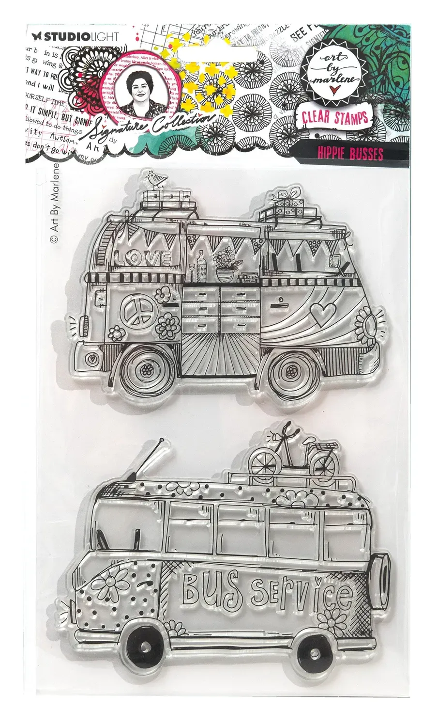 StudioLight Art by Marlene Signature Hippie Busses Stempel Busse