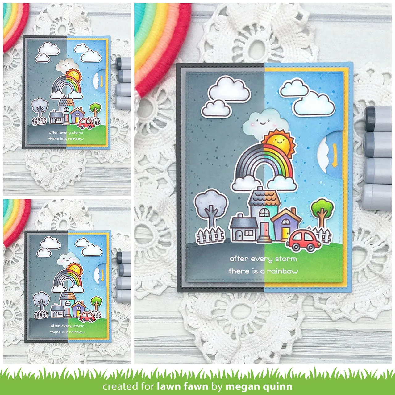 Lawn Fawn Reveal Wheel Puffy Cloud Add-On Stanze