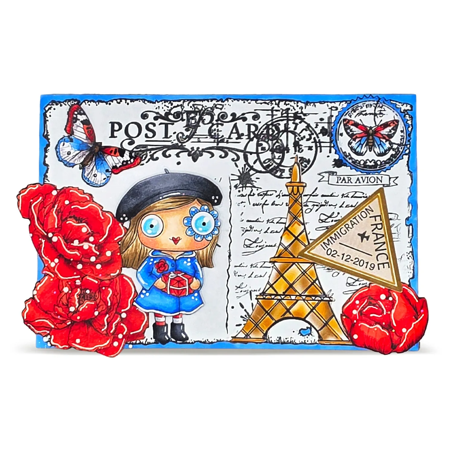 AALL and Create Janet Klein Post & Ink Stempelset 6er Bundle Figuren