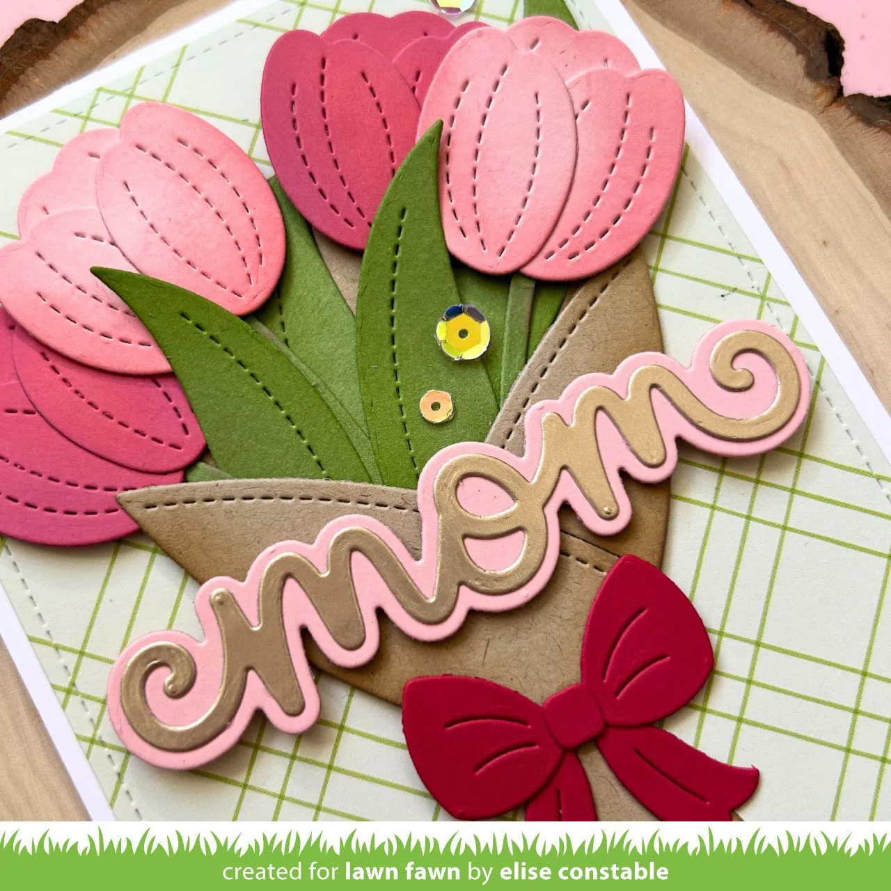 Lawn Fawn Scripty Mom Outline Add-On Stanze 1-tlg Kontur