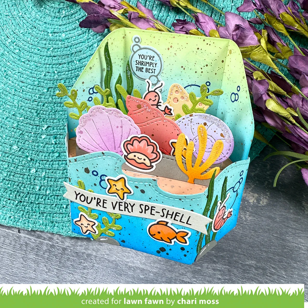 Lawn Fawn Platform Pop-Up Wave Wrap Around Stanzen 8-tlg interaktiv