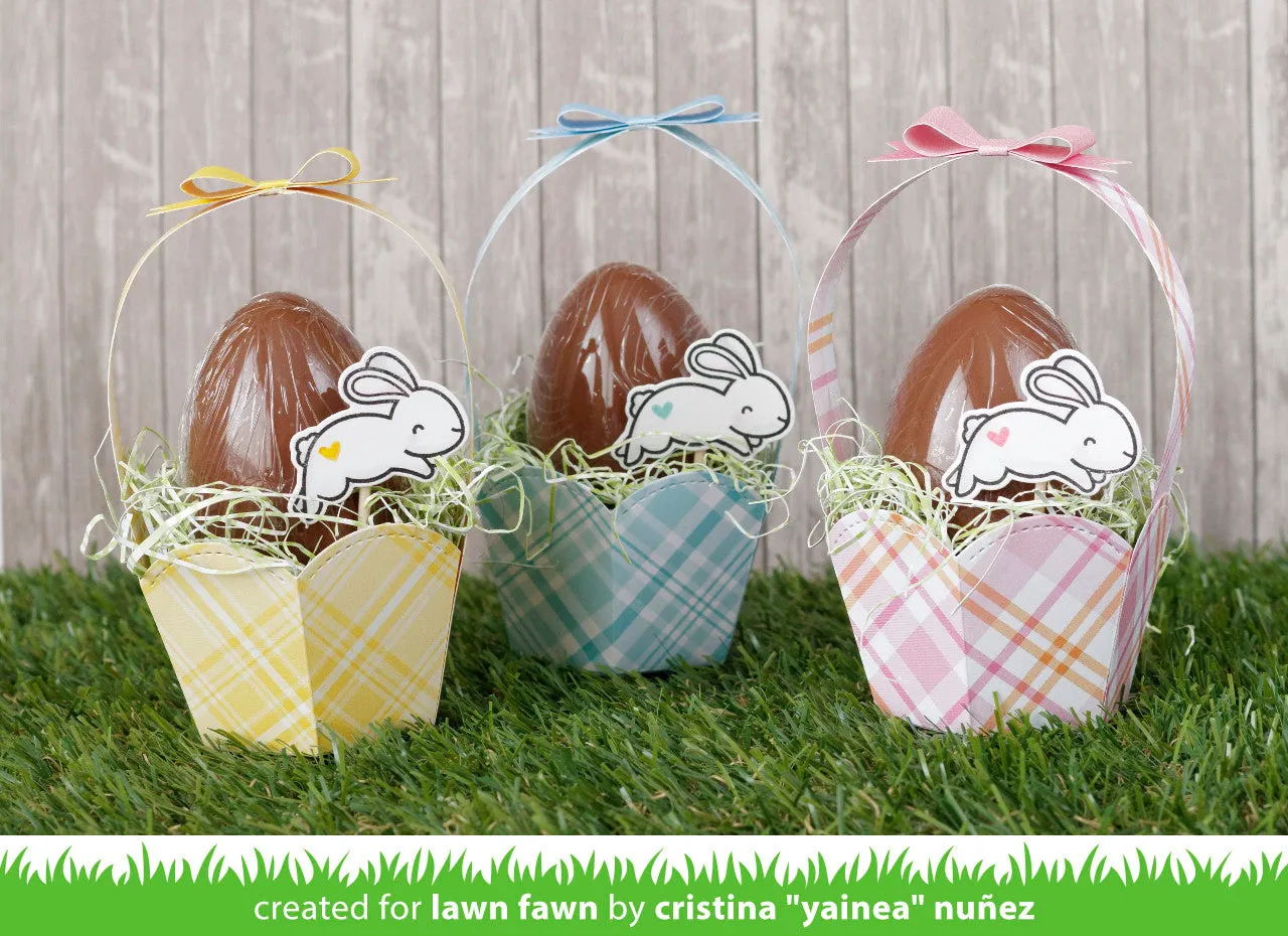 Lawn Fawn Stitched Basket Stanzen Korb Ostern LF1621
