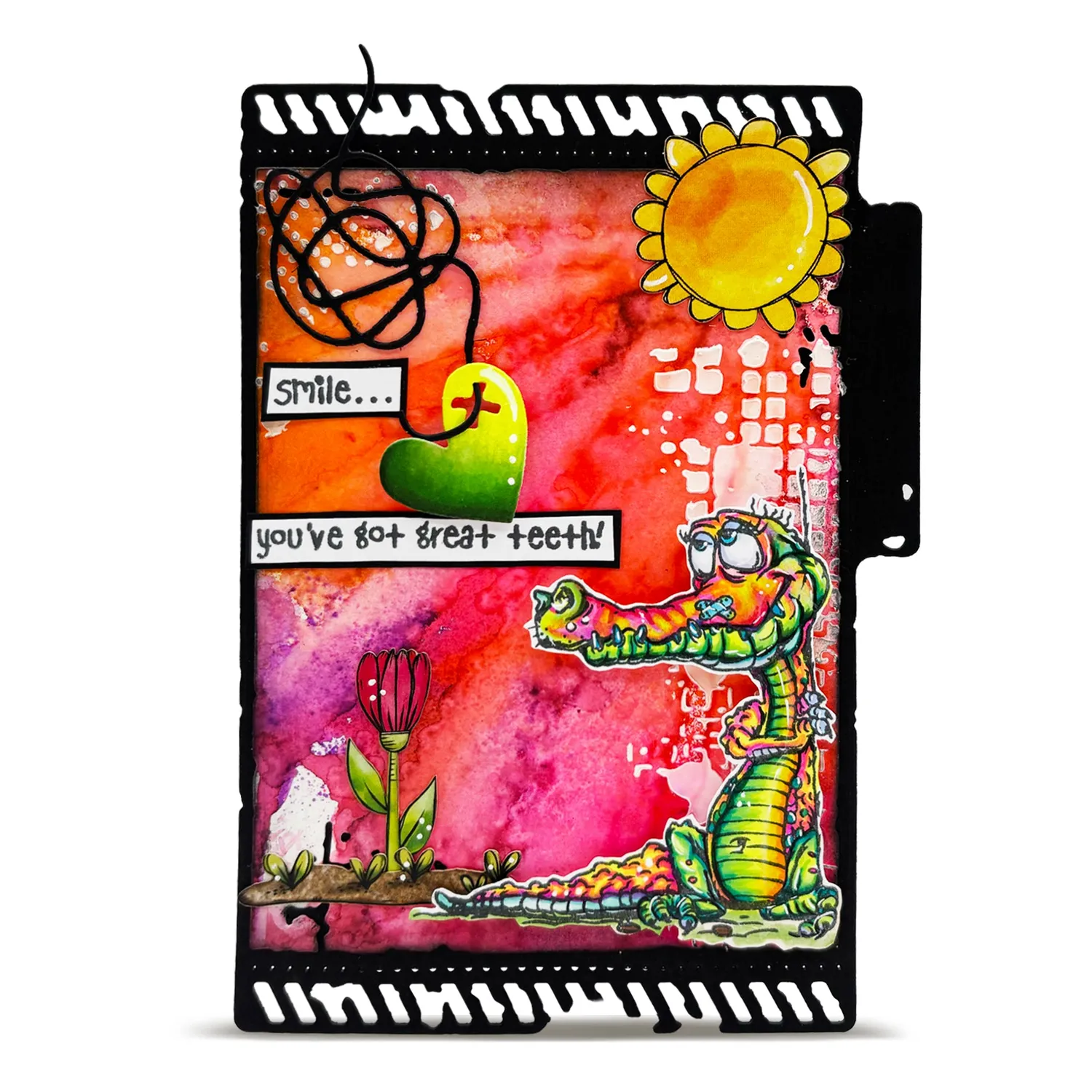 AALL and Create TP-1411 Beware the Smile Stempelset A6 9-teilig