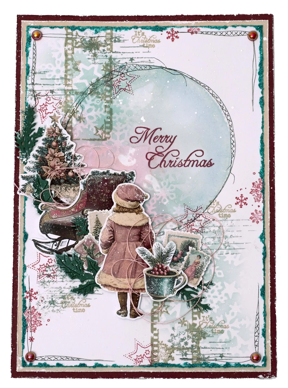 Jenine's Mindful Art Christmas Blush Papier-Elemente 20