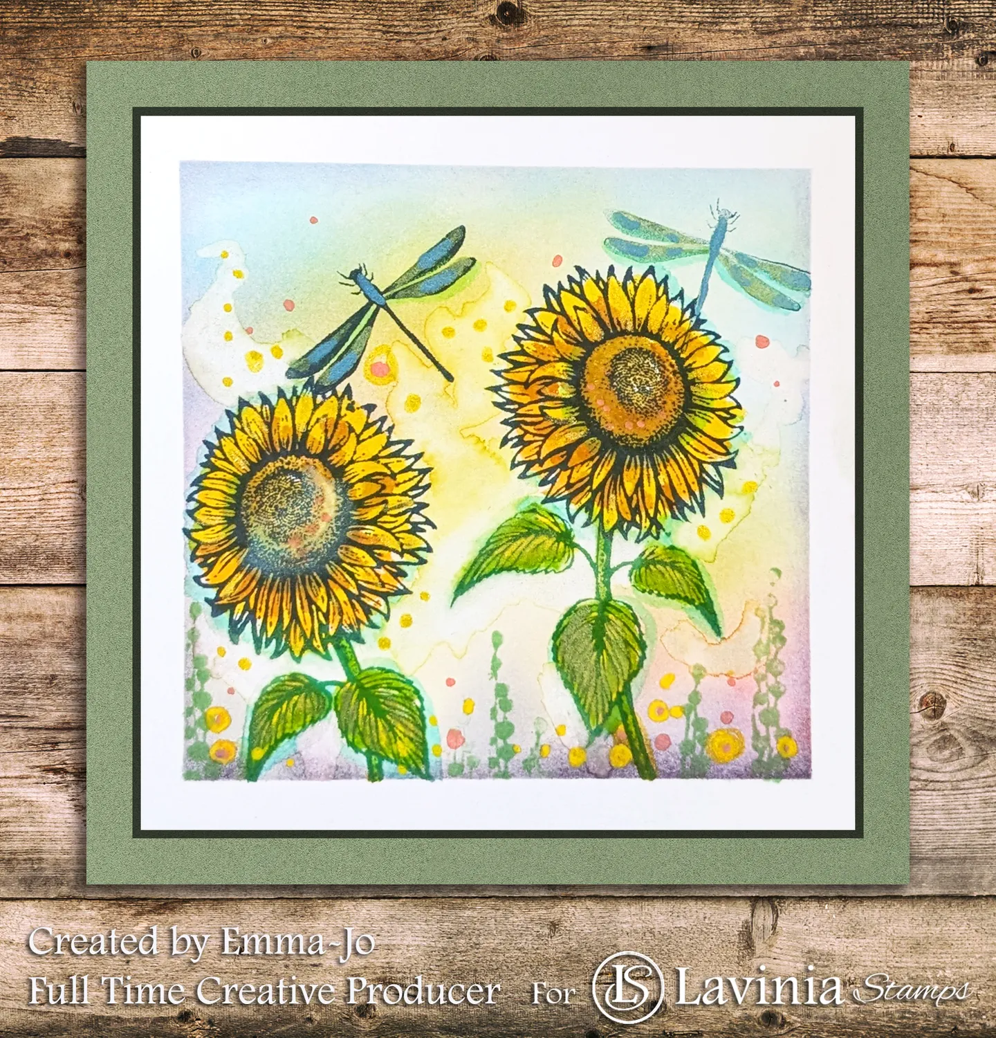 Lavinia-Stamps Sunflower 1 Stempel Sonnenblume groß