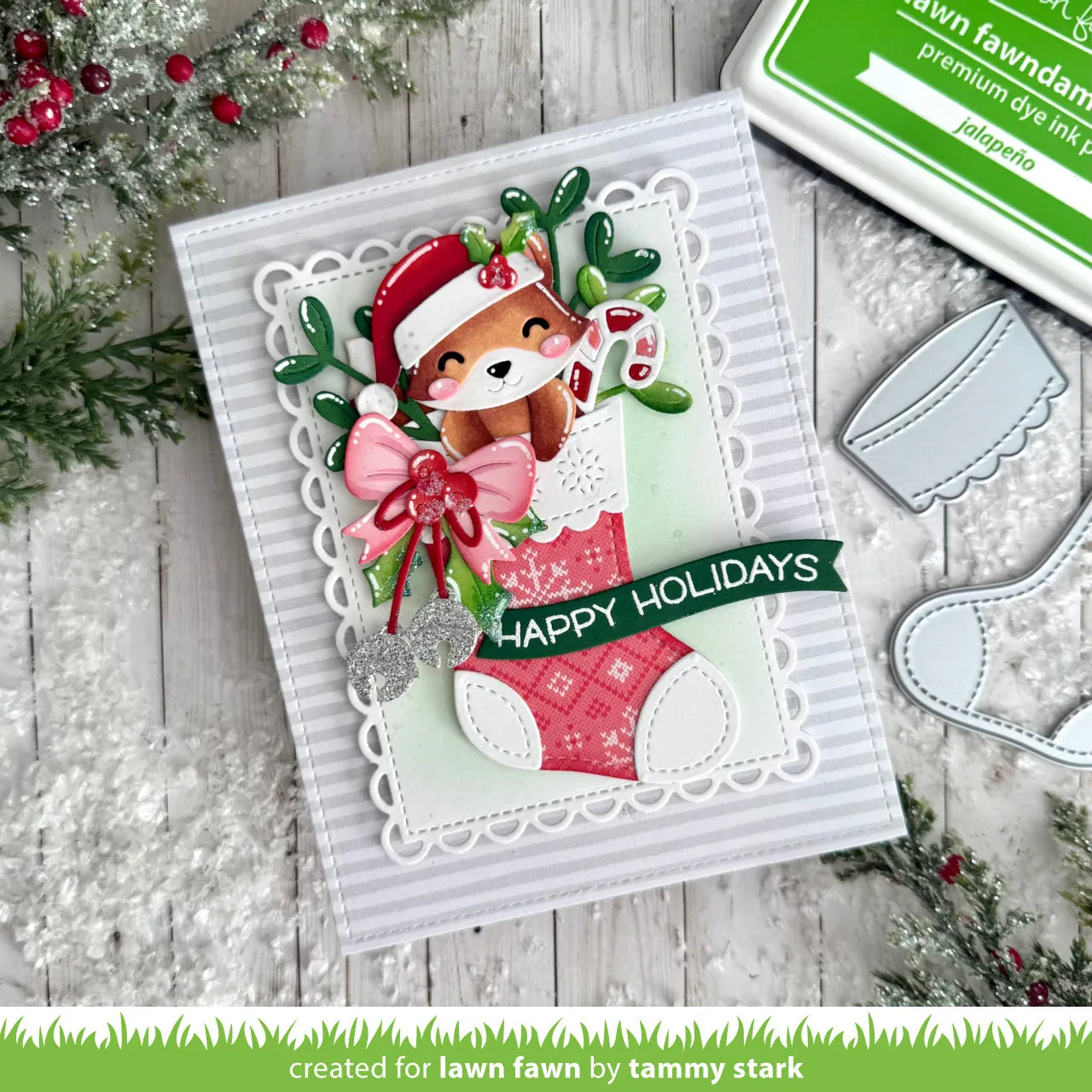 Lawn Fawn All the Sparkles Diamond Designpapier 12x12 Gold