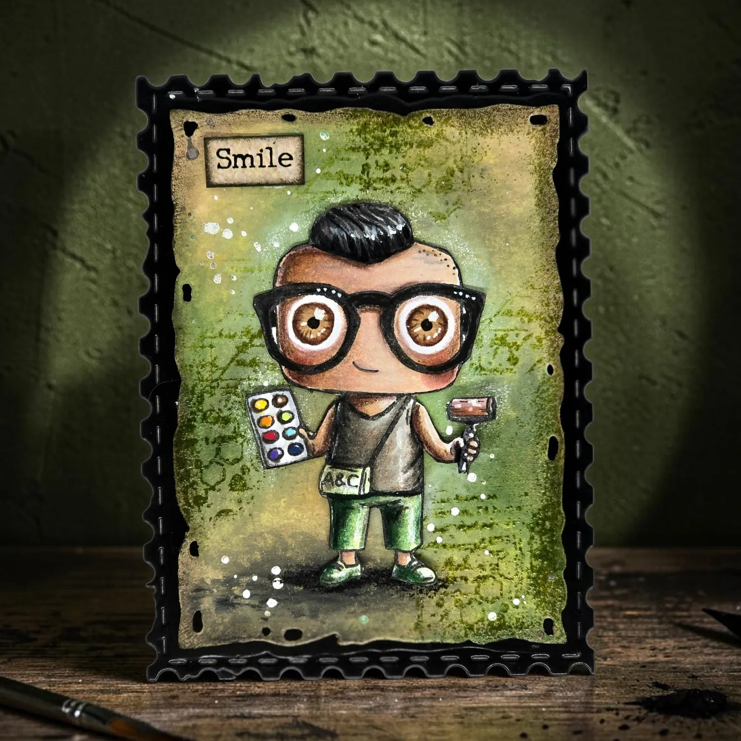 AALL and Create TP-1302 Lil Abs 2 A7 Stempelset 20 Figuren