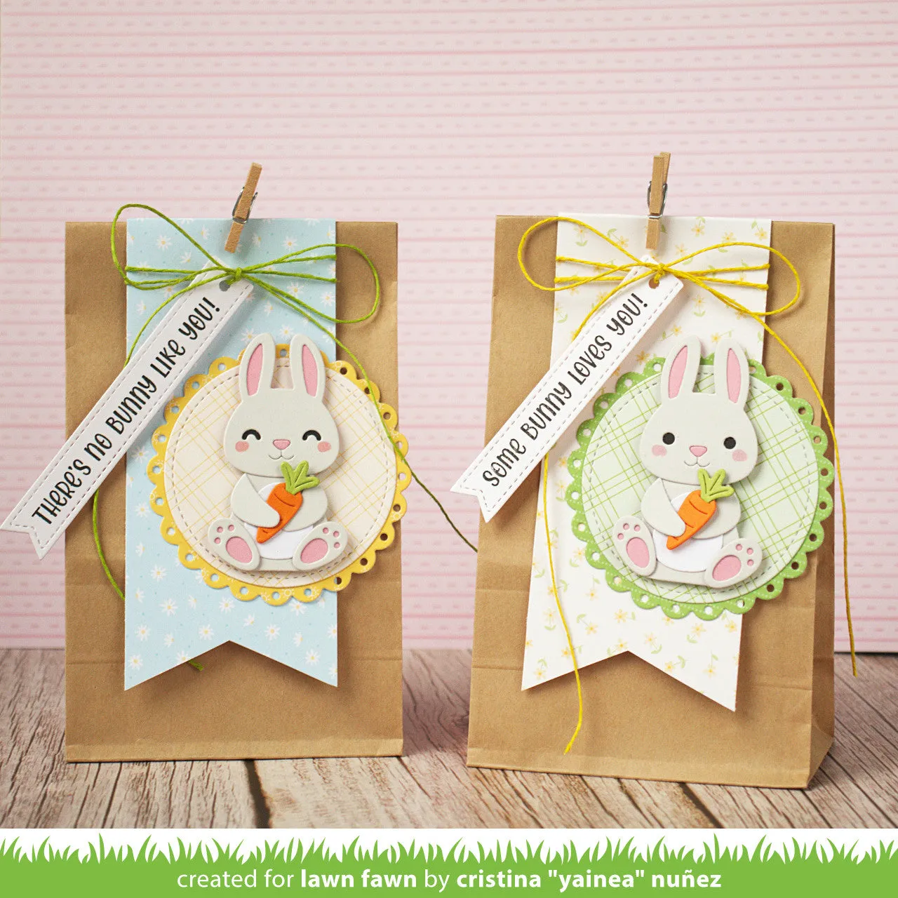 Lawn Fawn Henry's Bunny Puns Clear Stamps Spruchset EN