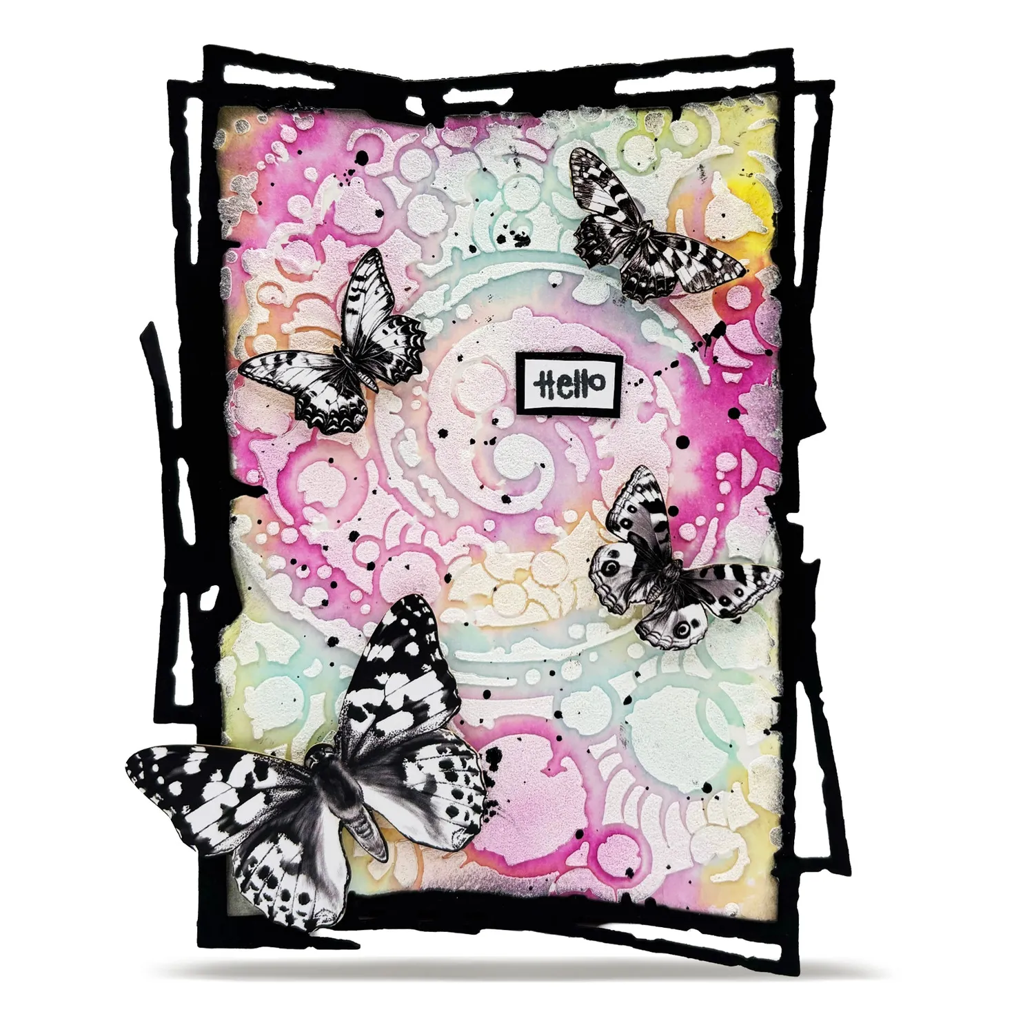 AALL and Create PC-261 Bubble Field Schablone 15x15 cm Blasen