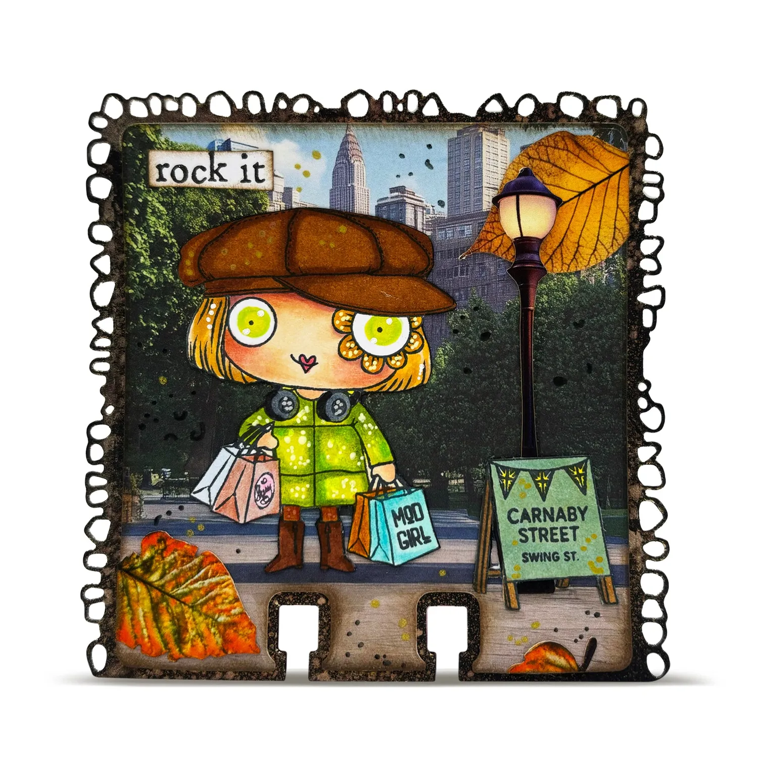 AALL and Create Postcards From London Stempel Bundle 4x A7