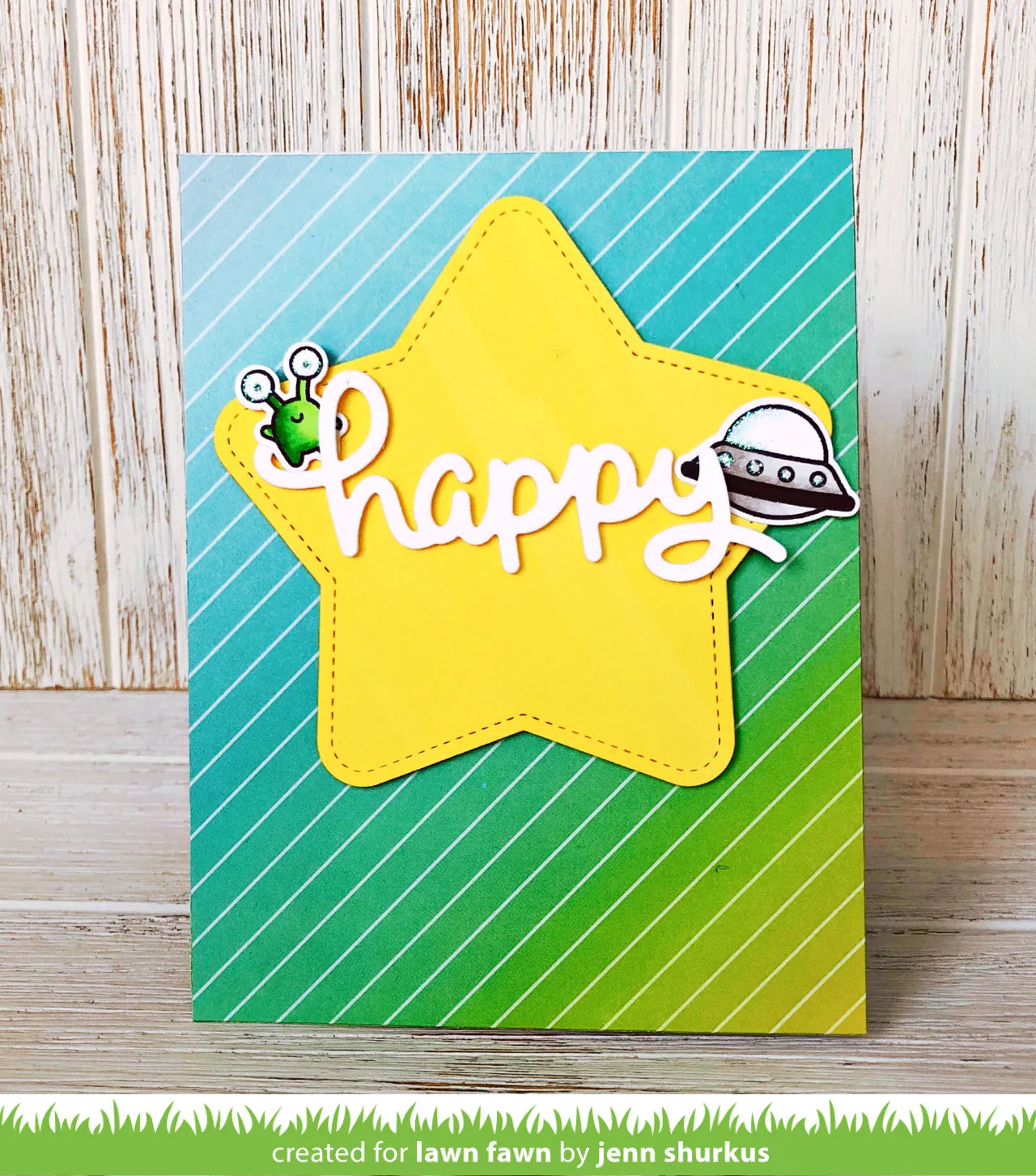 Lawn Fawn Scripty Happy LF1366 Stanzschablone Schriftzug