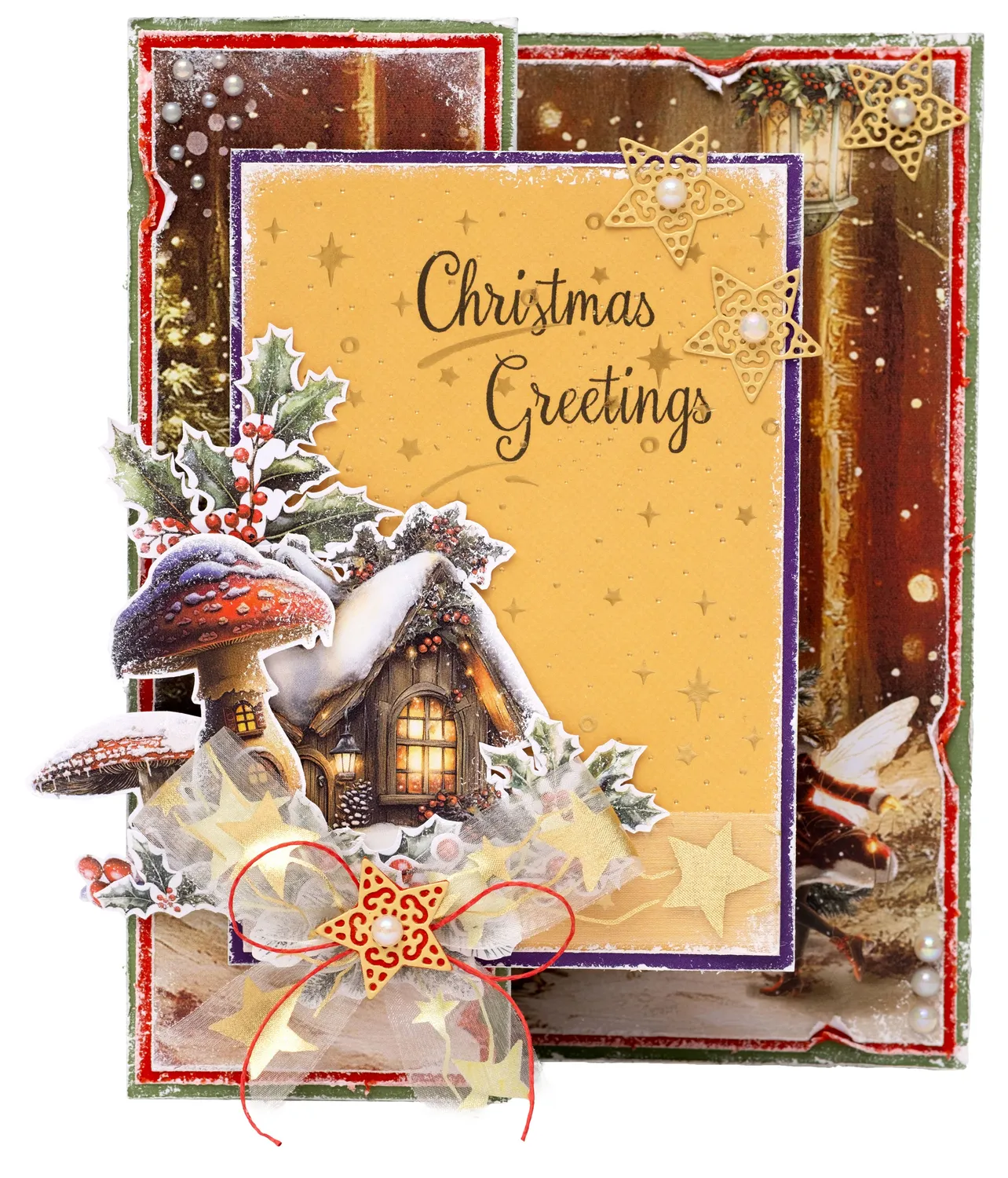 StudioLight Essentials Fairy Christmas Die-cut Papierblock 20 Blatt