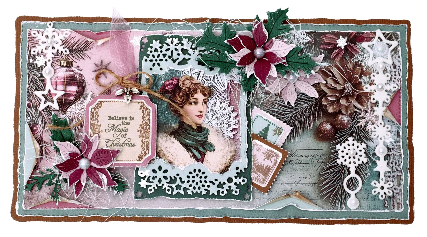 Jenine's Mindful Art Christmas Blush Backgrounds Papierblock