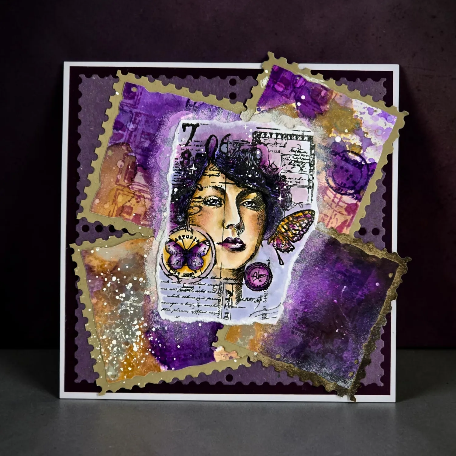 AALL and Create TP-1446 Fragments Stempelset A7 Collage