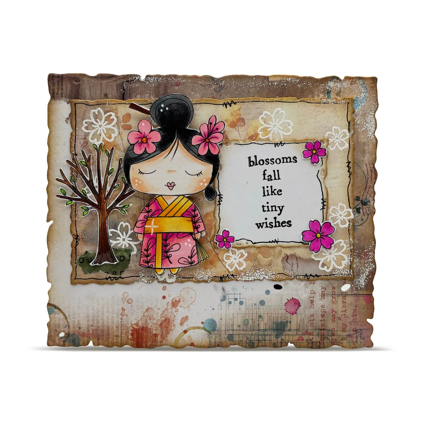 AALL and Create Petals & Ink Stempel Bundle A7 12er