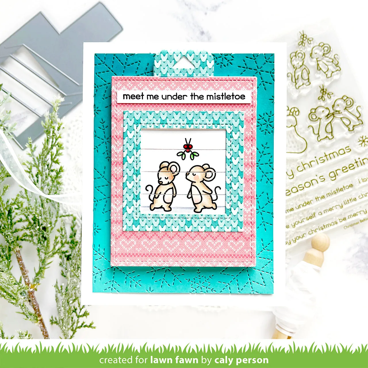 Lawn Fawn Christmas Before n Afters Clear Stamps Weihnachten