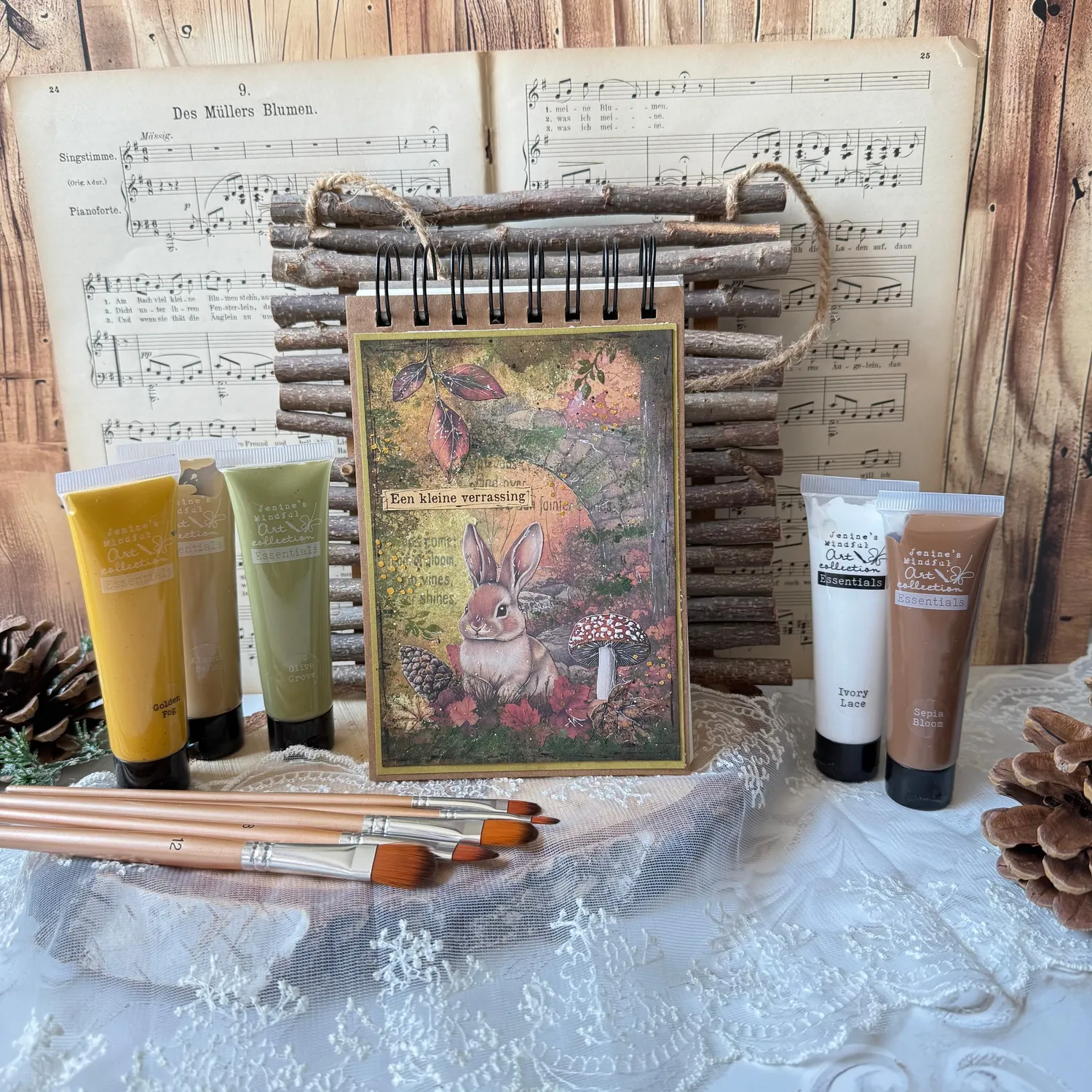 Studio Light Jenine's Mindful Art Acrylfarben Blush & Lilac 6er Set