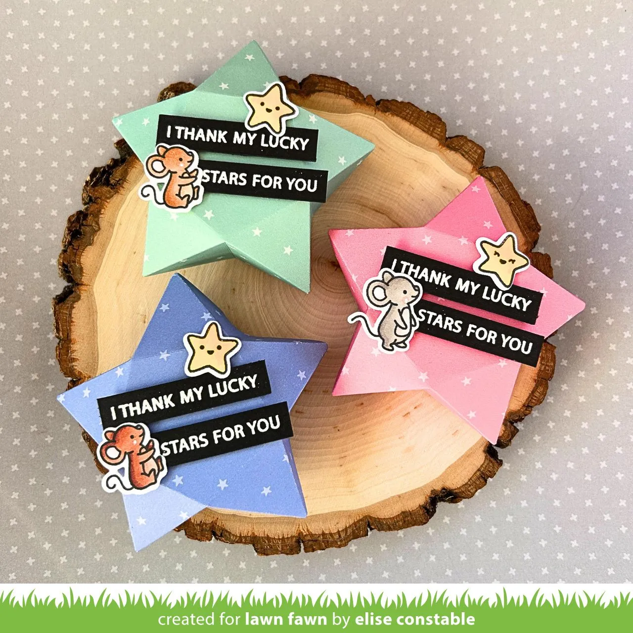 Lawn Fawn Lawn Cuts Star Treat Box Stanzschablone 3D Sternbox