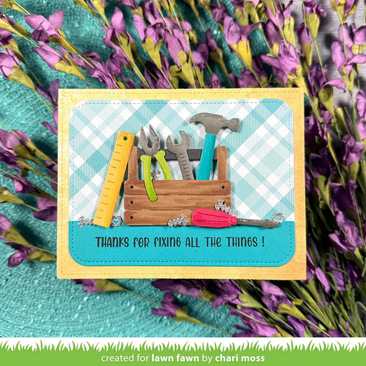 Lawn Fawn Build-A-Toolbox Stanzschablonen 13-teilig Werkzeug