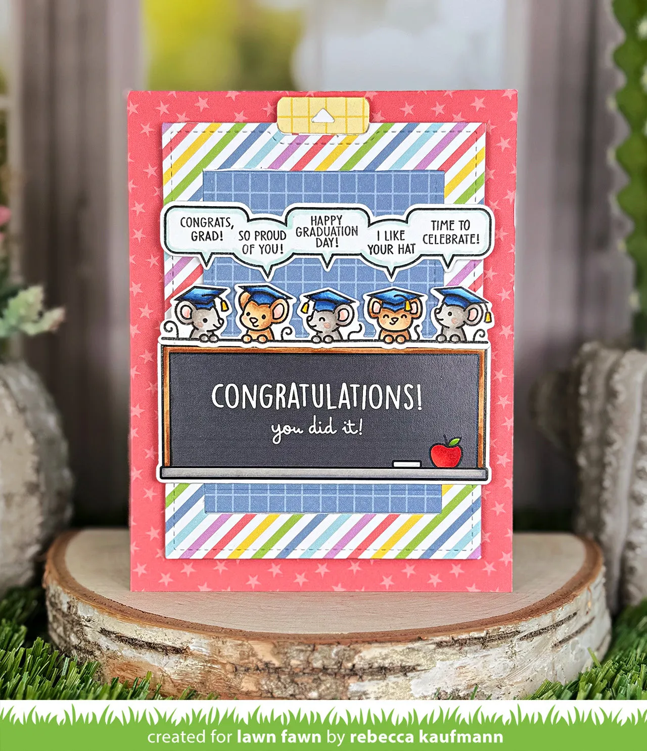 Lawn Fawn Simply Celebrate Graduation Stempelset
