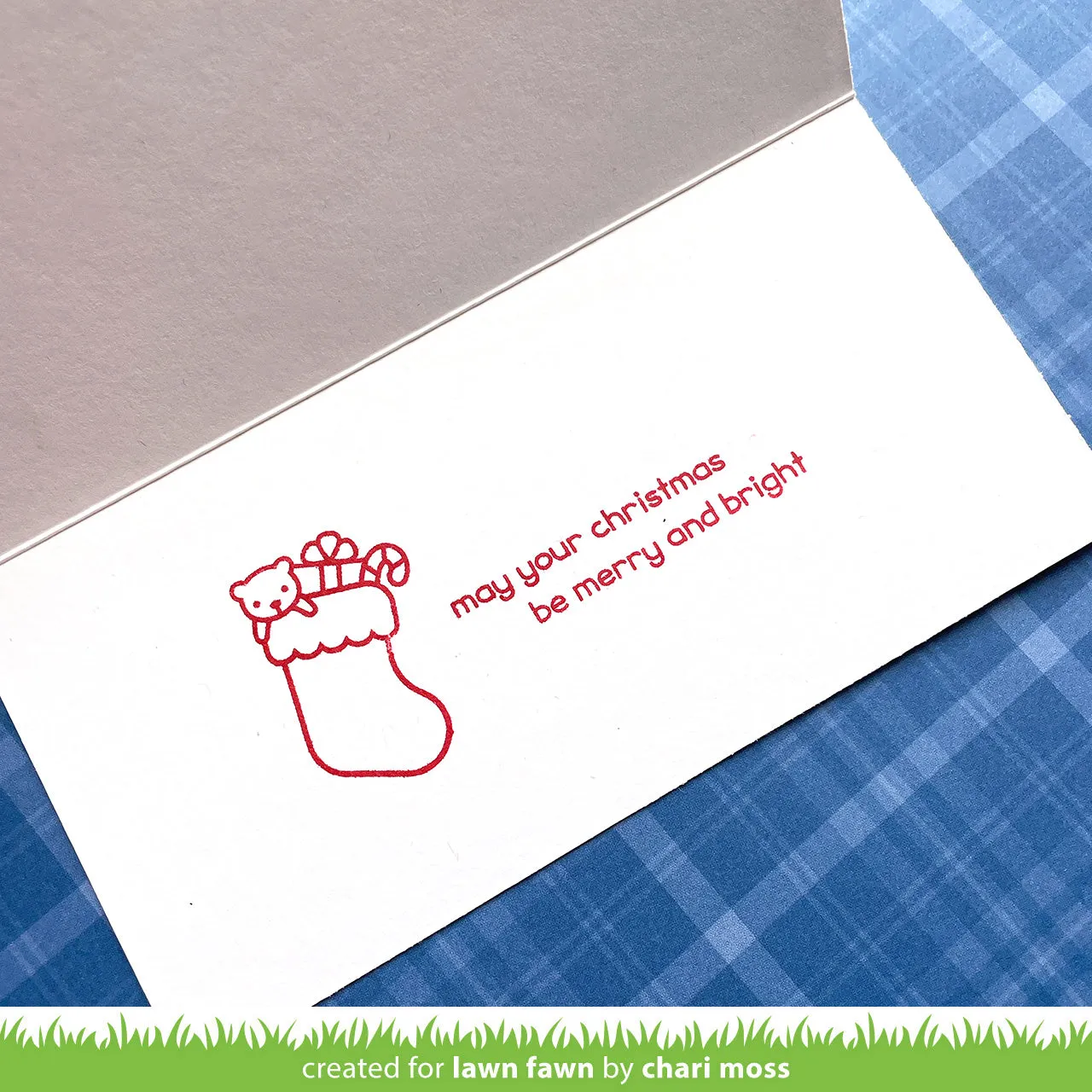 Lawn Fawn Sparkle Garland Borders Stanzen Weihnachten